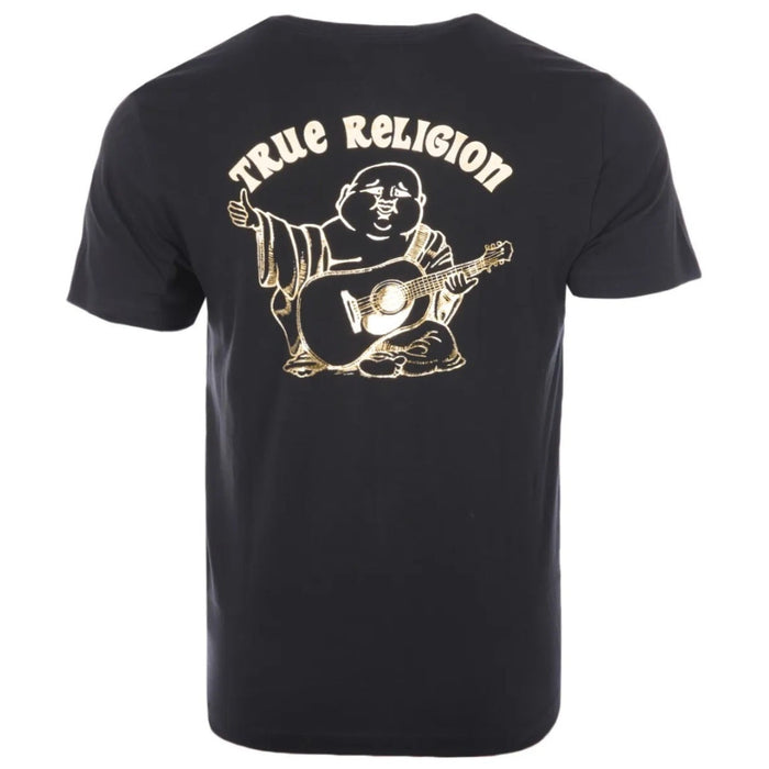 True Religion Herren 106672 Schwarzes T-Shirt