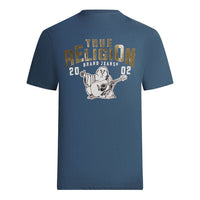 True Religion Herren 106689 T-Shirt Blau
