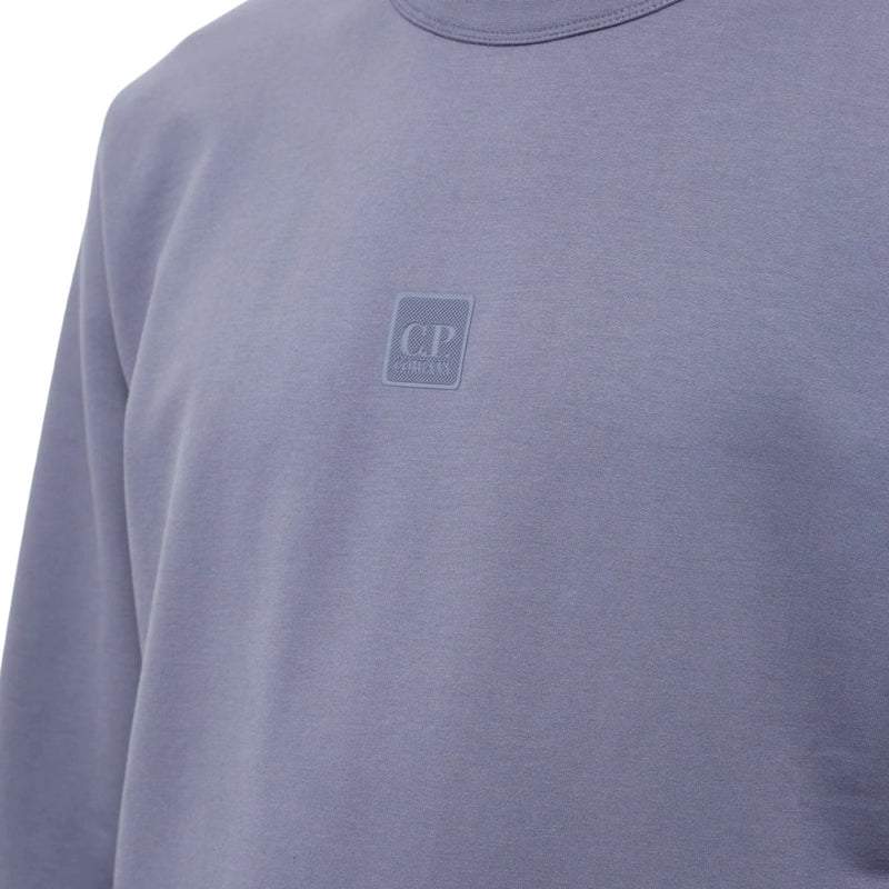 C.P. Company Stretch Fleece Ombre Blue Crew Neck Sweatshirt M