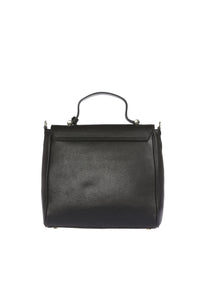 Trussardi Embossed Leather Elegance Handbag