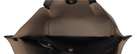 Michael Kors Emilia Large East West Black Pebbled Leather Tote Handbag Purse Bag