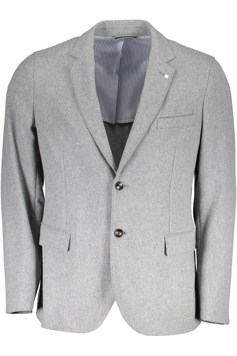 Gant Gray Wool Men Jacket