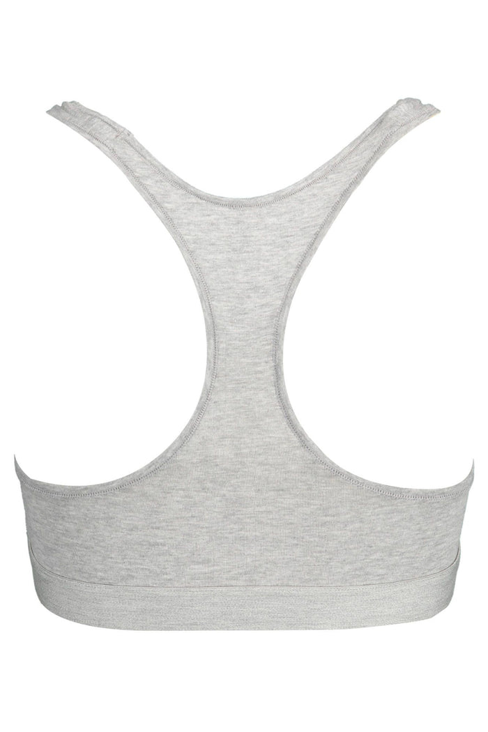 Tommy Hilfiger Gray Cotton Women Sports Bra