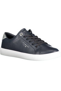 Tommy Hilfiger Blue Leather Women Sneaker