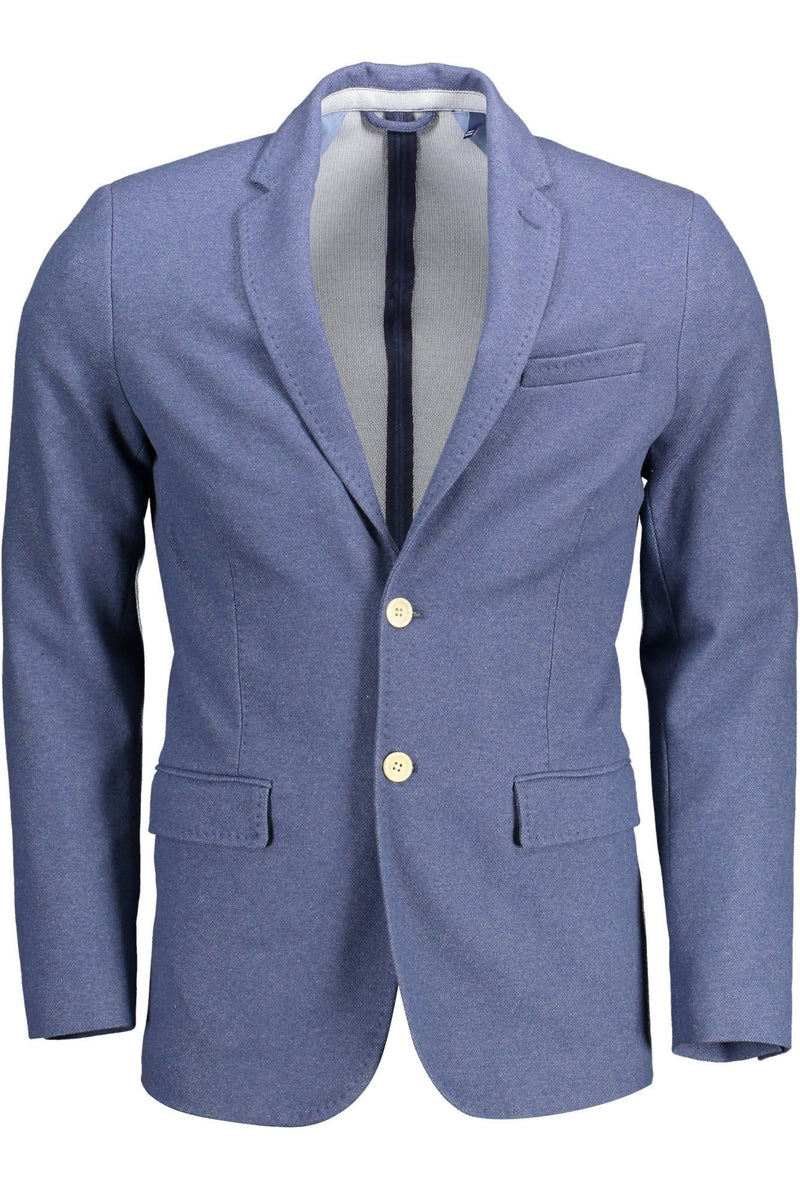 Gant Blue Polyester Men Jacket