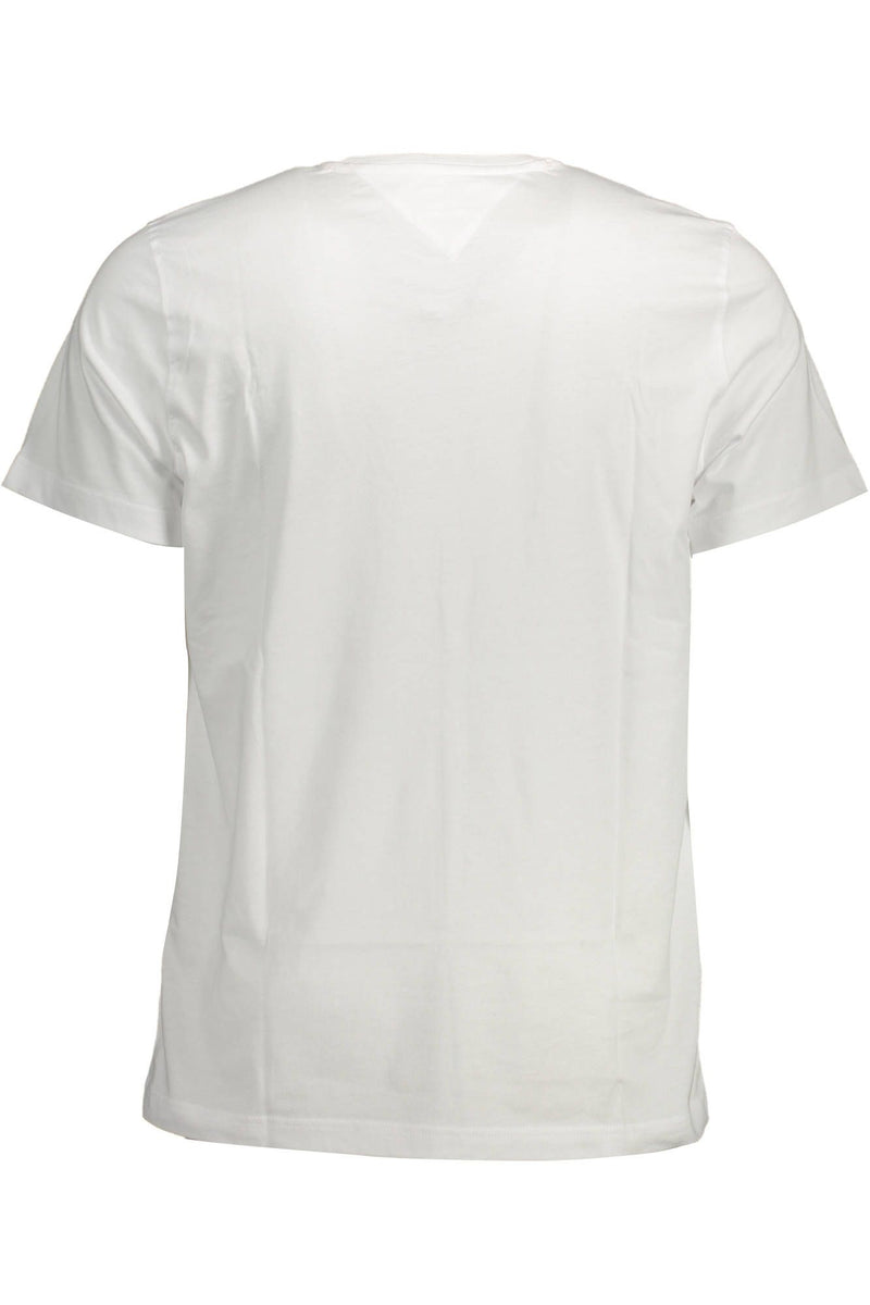 Tommy Hilfiger White Cotton Men TShirt