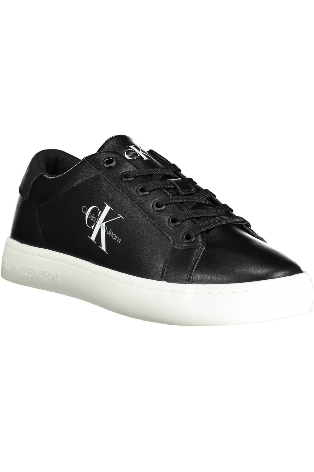 Calvin Klein Black Leather Men Sneaker