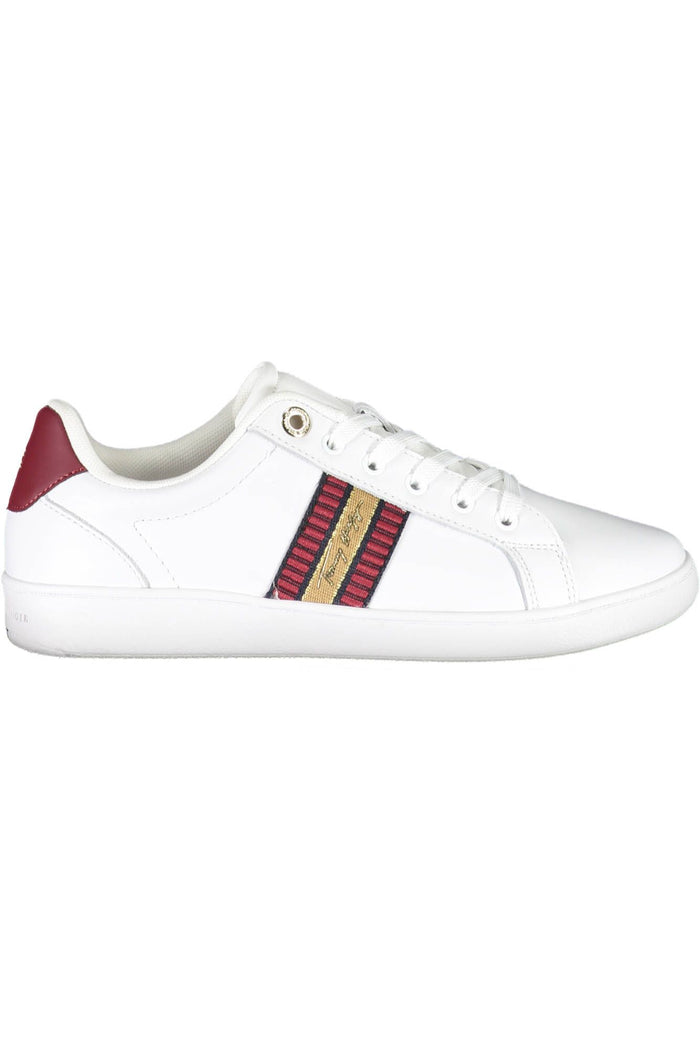 Tommy Hilfiger White Leather Women Sneaker