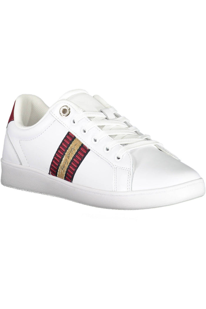 Tommy Hilfiger White Leather Women Sneaker