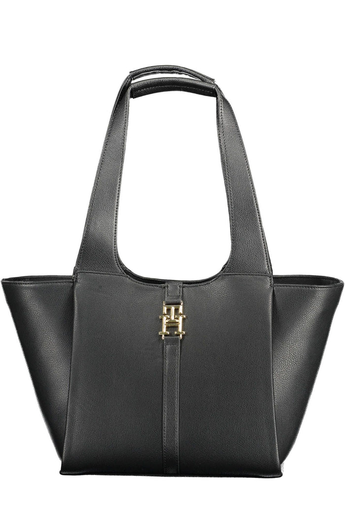 Tommy Hilfiger Black Polyethylene Women Handbag