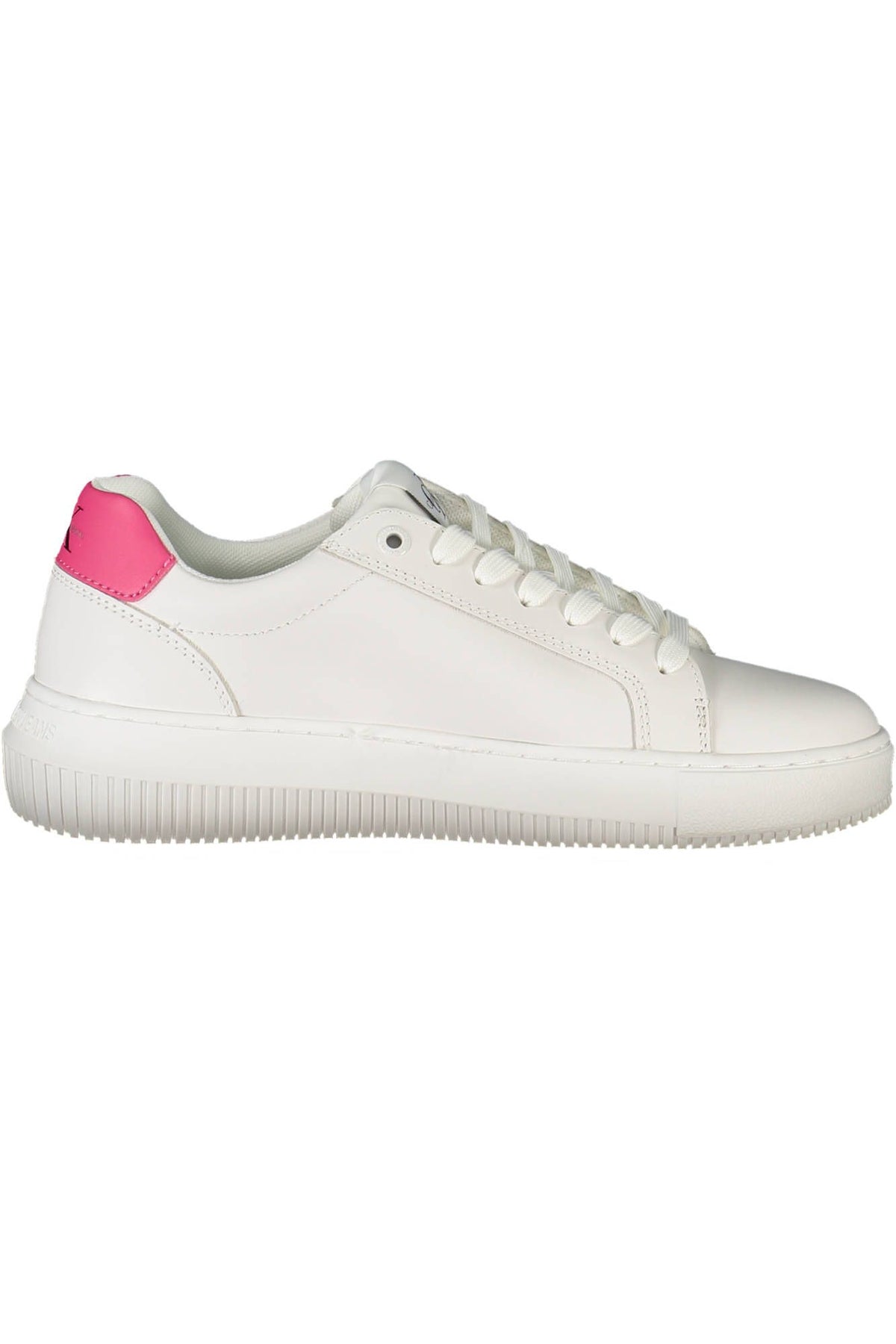 Calvin Klein Eco-Conscious White Sneakers with Logo Accent