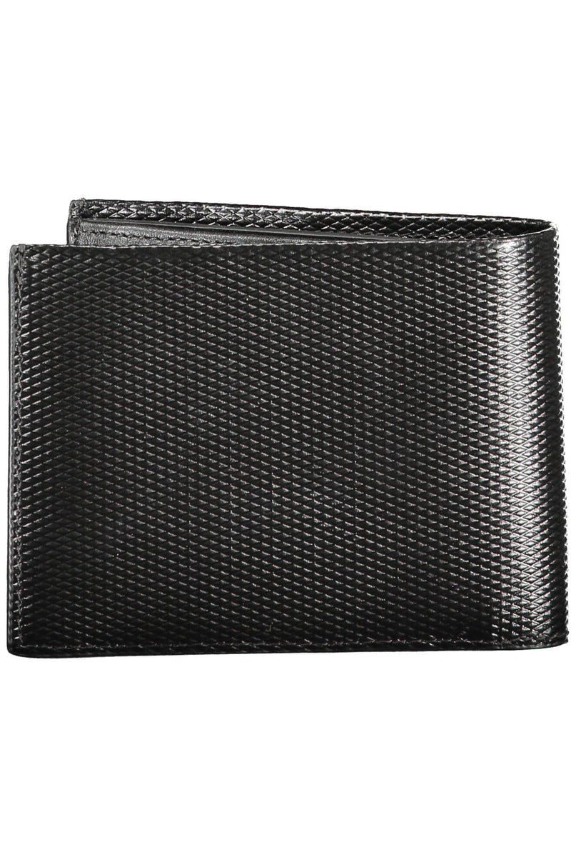 Calvin Klein Sleek Black Leather Wallet with RFID Lock