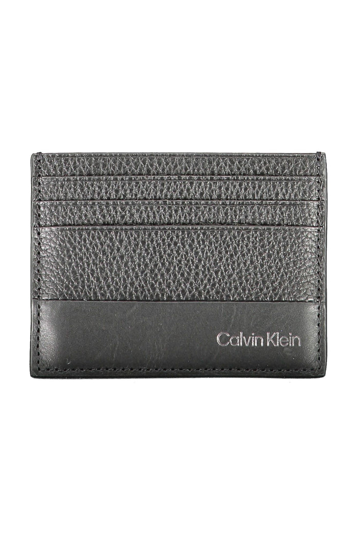 Calvin Klein Black Leather Men Wallet