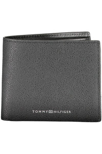 Tommy Hilfiger Chic Black Bifold Wallet with Coin Purse