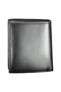 Tommy Hilfiger Black Leather Men Wallet