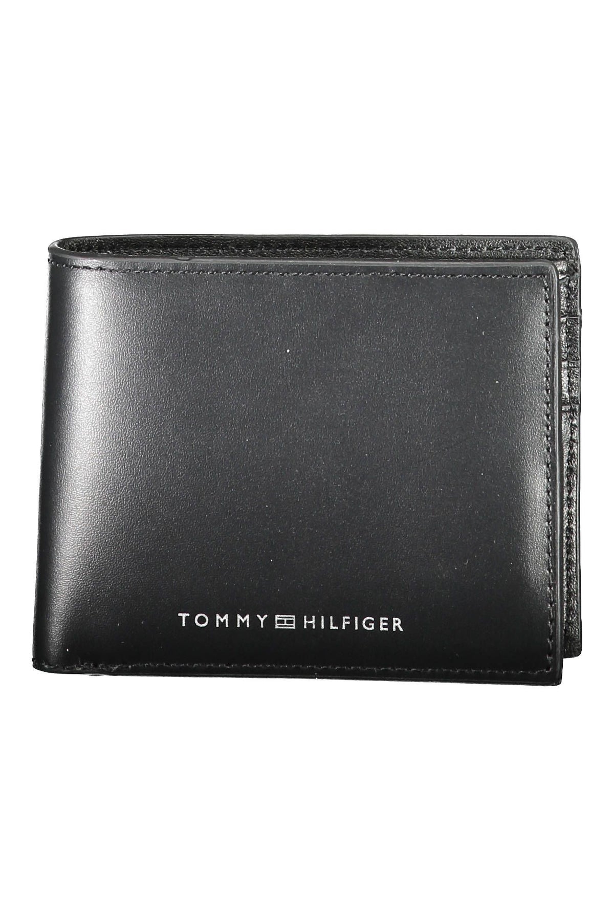 Tommy Hilfiger Black Leather Men Wallet