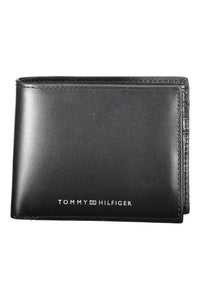 Tommy Hilfiger Black Leather Men Wallet