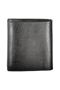 Calvin Klein Sleek Black Leather Wallet with RFID Blocker