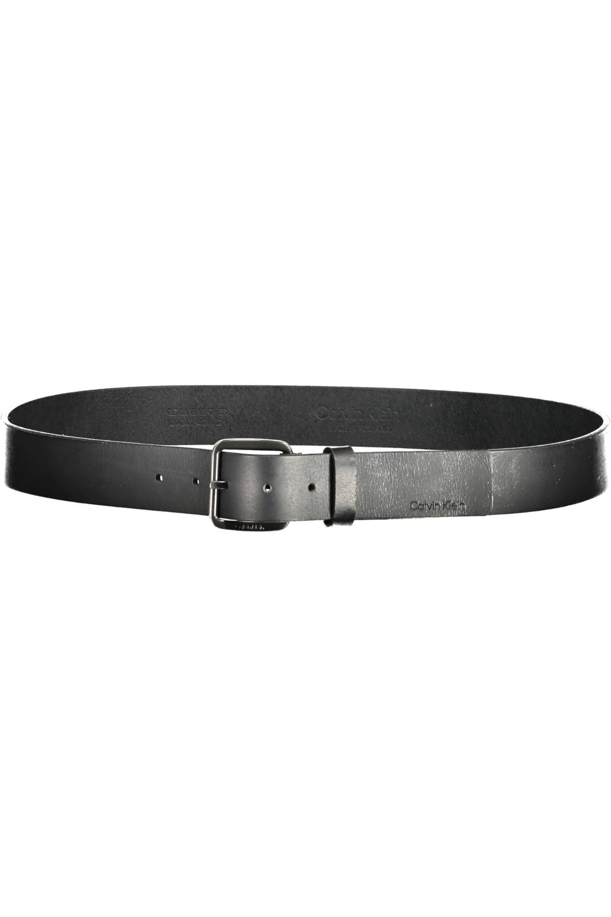 Calvin Klein Sleek Leather Belt with Metal Buckle