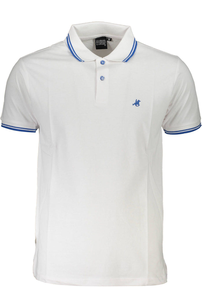 U.S. Grand Polo Blue Cotton Men Polo Shirt