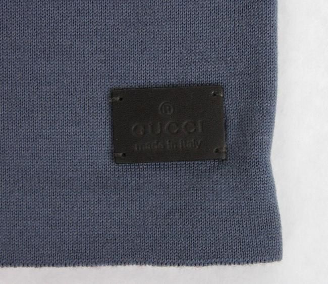 Gucci Unisex Burgundy Blue Wool Beanie Medium Knit Cap