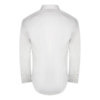 Aquascutum Plain Long Sleeve White Shirt