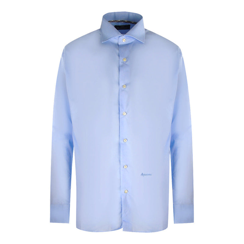 Aquascutum Long Sleeve Royal Blue Shirt