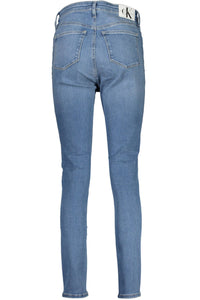 Calvin Klein Light Blue Cotton Women Jeans