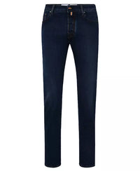 Jacob Cohen Blue Cotton Men Slim-fit Jean