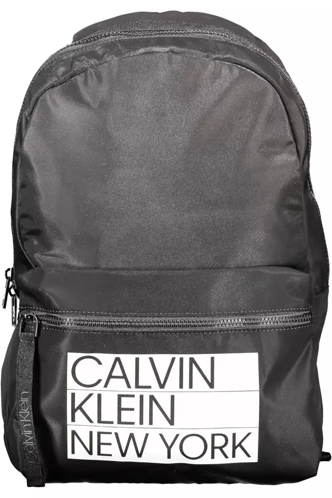 Calvin Klein Elegant Black Backpack with Laptop Compartment