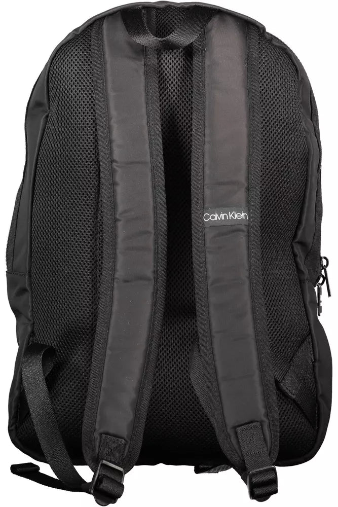 Calvin Klein Elegant Black Backpack with Laptop Compartment