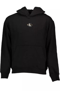 Calvin Klein Black Cotton Men Sweatshirt