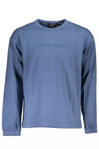 Calvin Klein Sleek Long-Sleeved Blue Sweatshirt