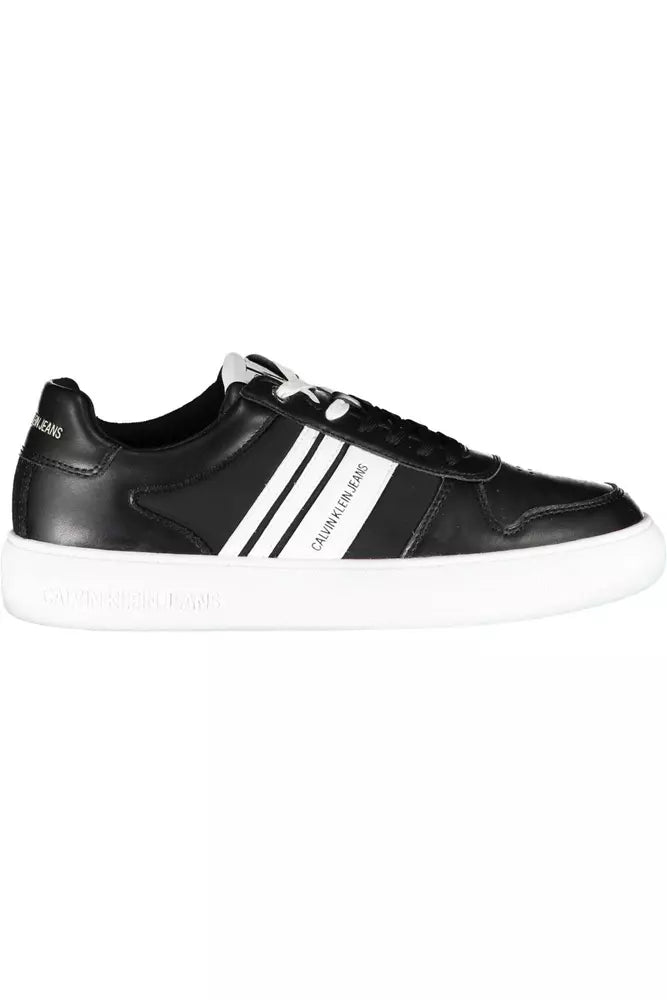 Calvin Klein Black Polyester Men Sneaker