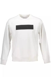 Calvin Klein White Cotton Men Sweater