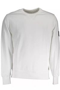 Calvin Klein White Cotton Men Sweater