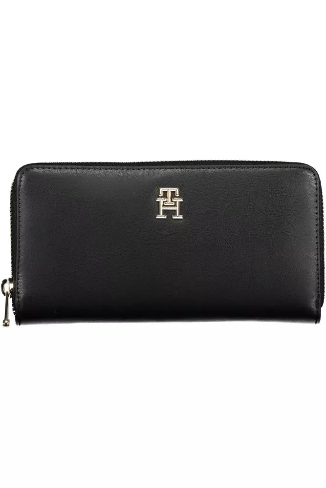 Tommy Hilfiger Black Polyethylene Women Wallet