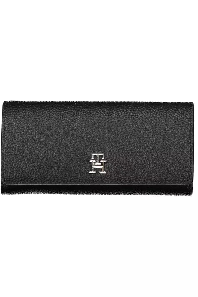 Tommy Hilfiger Chic Black Multifunction Wallet with Phone Compartment