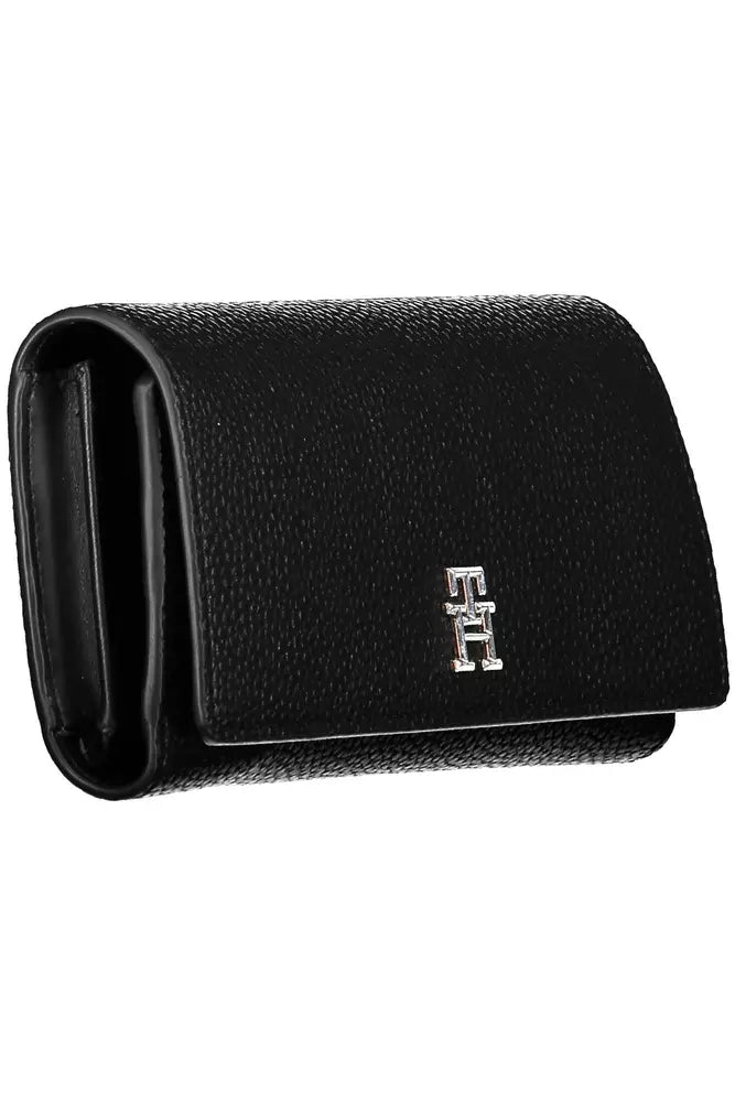 Tommy Hilfiger Chic Black Multifunction Wallet with Phone Compartment