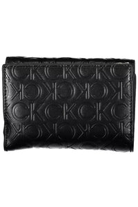 Calvin Klein Elegant Black Polyethylene Wallet with RFID Blocker