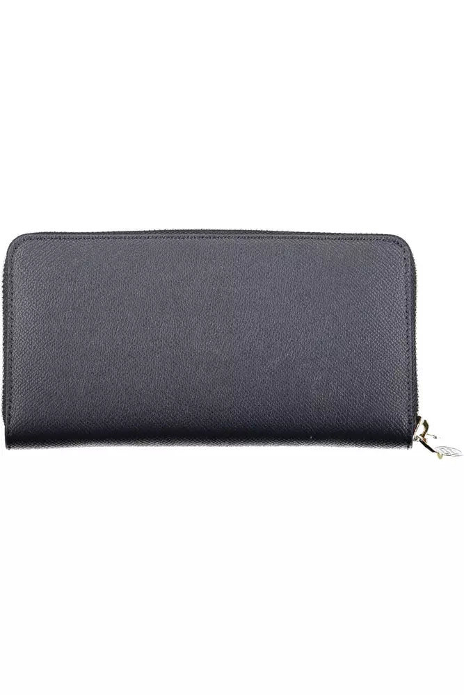 Tommy Hilfiger Elegant Blue Wallet with Chic Compartments