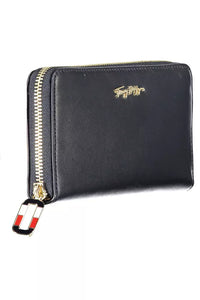 Tommy Hilfiger Blue Leather Women Wallet