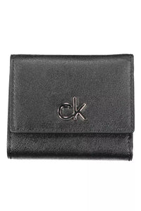 Calvin Klein Black Polyvinylchloride Women Wallet