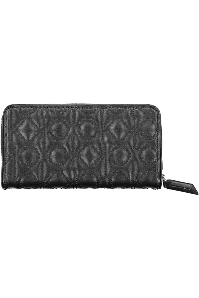 Calvin Klein Chic Black Polyethylene Zip Wallet