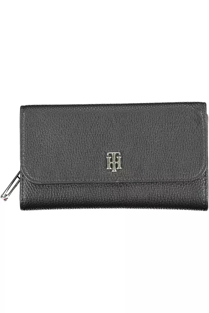 Tommy Hilfiger Elegant Black Polyethylene Wallet