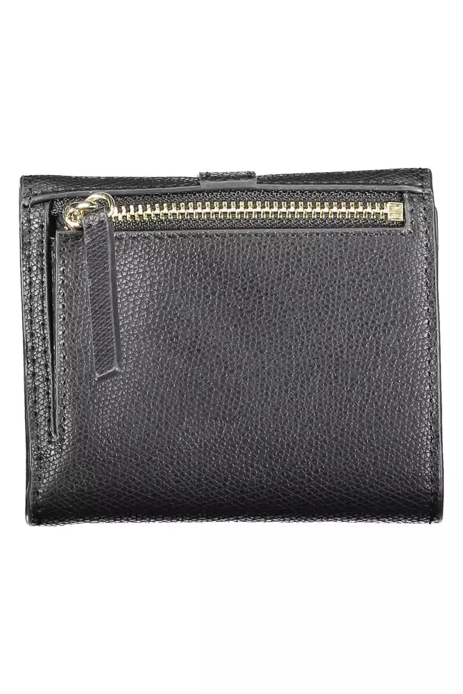 Tommy Hilfiger Sleek Black Multi-Compartment Wallet