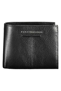 Tommy Hilfiger Chic Black Leather Dual-Compartment Wallet