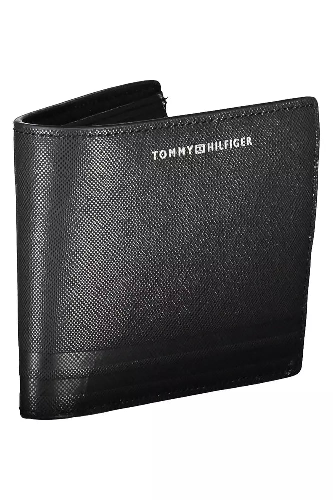 Tommy Hilfiger Black Leather Men Wallet