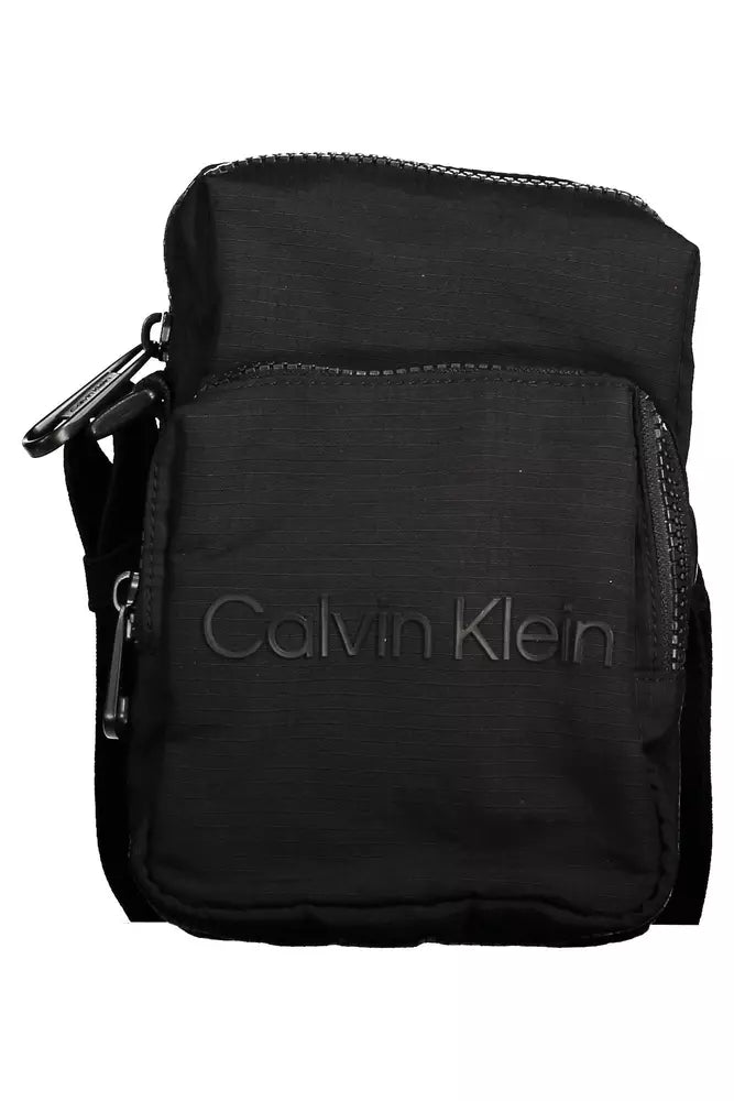 Calvin Klein Black Nylon Men Shoulder Bag