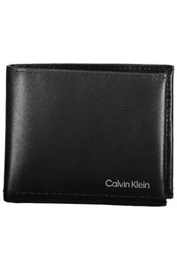 Calvin Klein Sleek Black Leather RFID Blocking Wallet